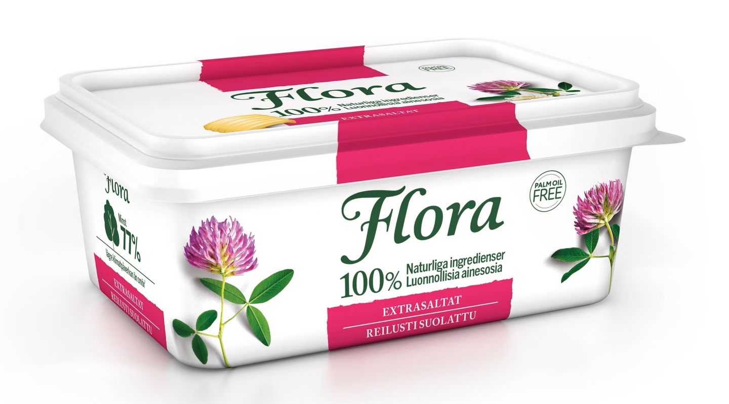 Flora Heavily Salted 400g 
